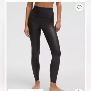 Lululemon Athletica Shimmering Black Leggings